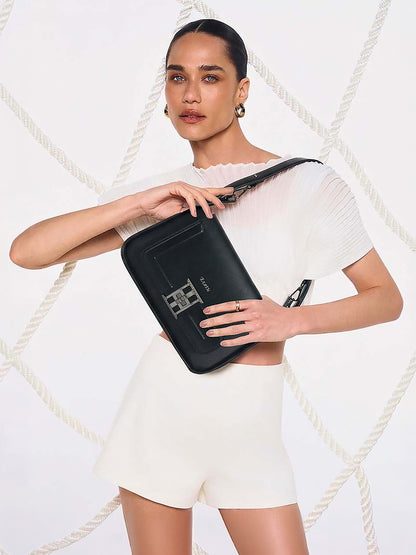Exotic Ravelle Structured Shoulder Bag for Women