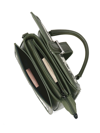 Exotic Rosetta Structured Sling Bag
