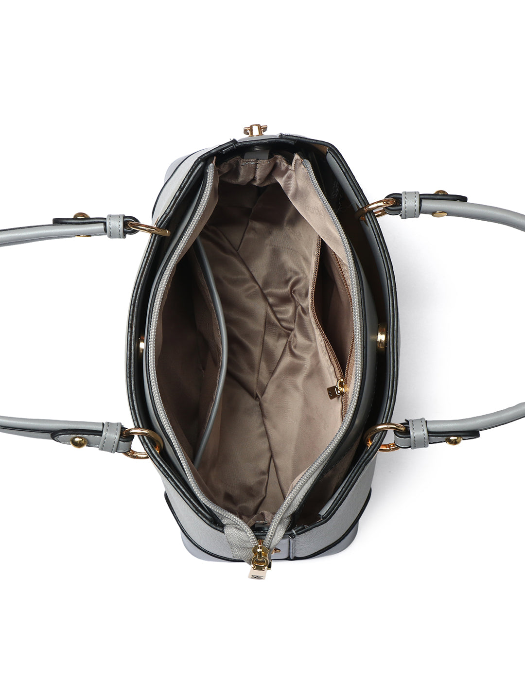 Exotic Caramel Edge Structured Handbag