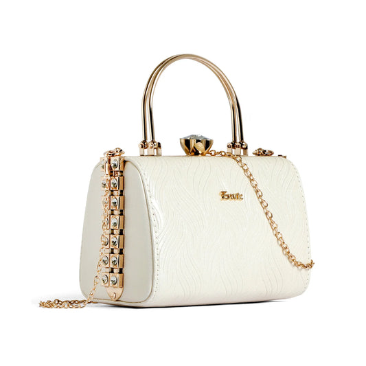 Exotic Premium Crystal Charm Sling Bag with Detachable Chain Handel Gift for Women | Clutch for Women.