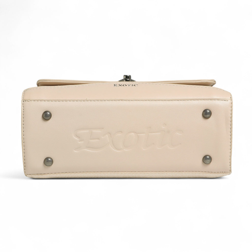 Hand Bag Beige
