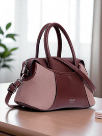 Exotic Stylish Smart & Sophisticated Ladies  Hand & Sling Bag (Brown)