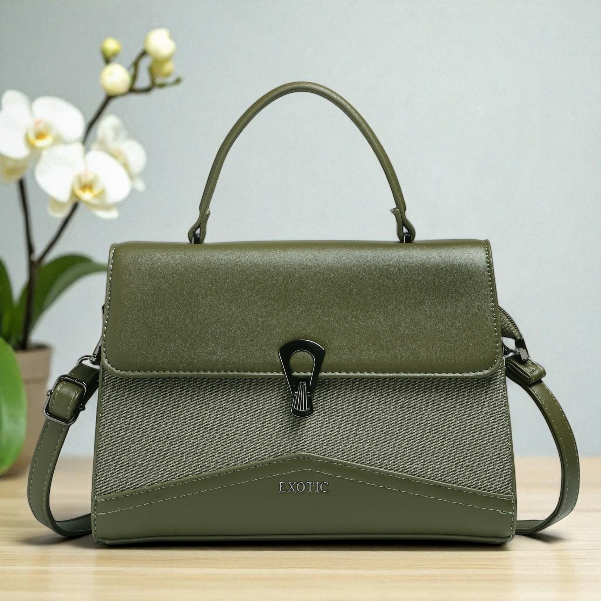 Hand Bag Green