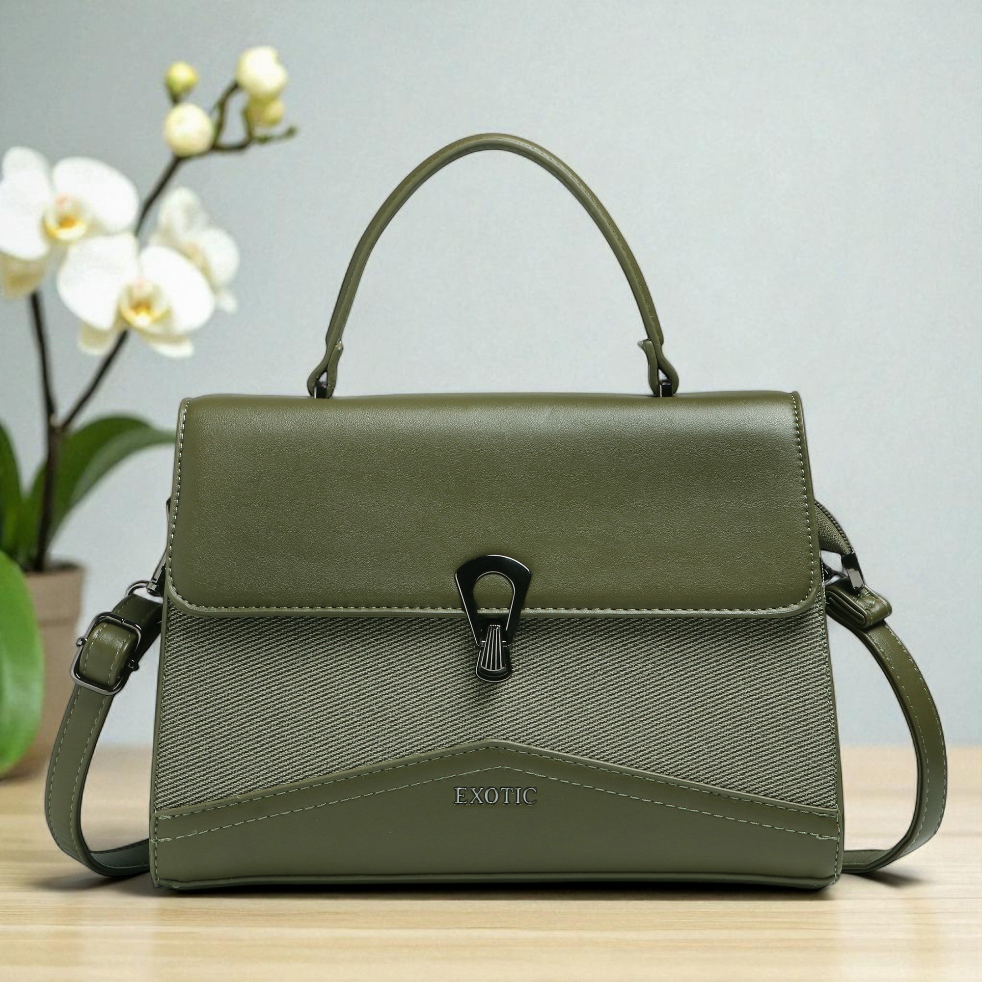 Hand Bag Green