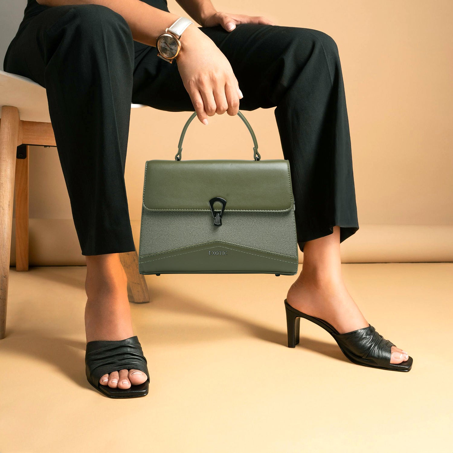Hand Bag Green