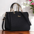 Exotic Stitching Quilted Design Pattern Handbag