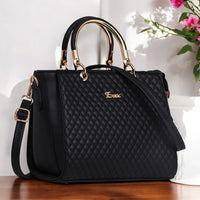 Exotic Stitching Quilted Design Pattern Handbag.