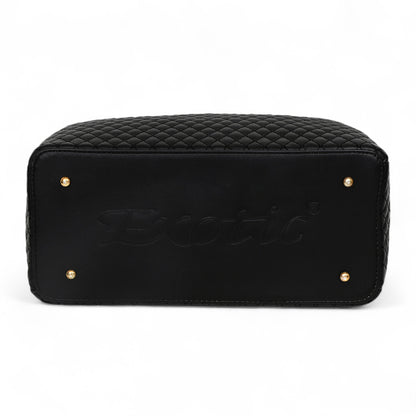 Exotic® Quilted PU Leather Handbag | Stylish Sling Bag with Golden Handle | Casual & Party Bag