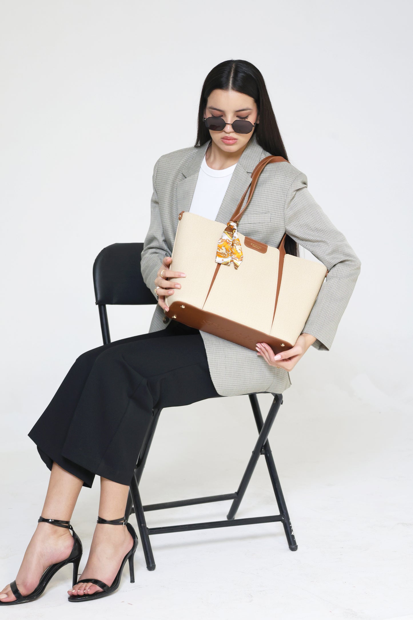 Exotic Premium Elvora Strand Structured Tote Bag