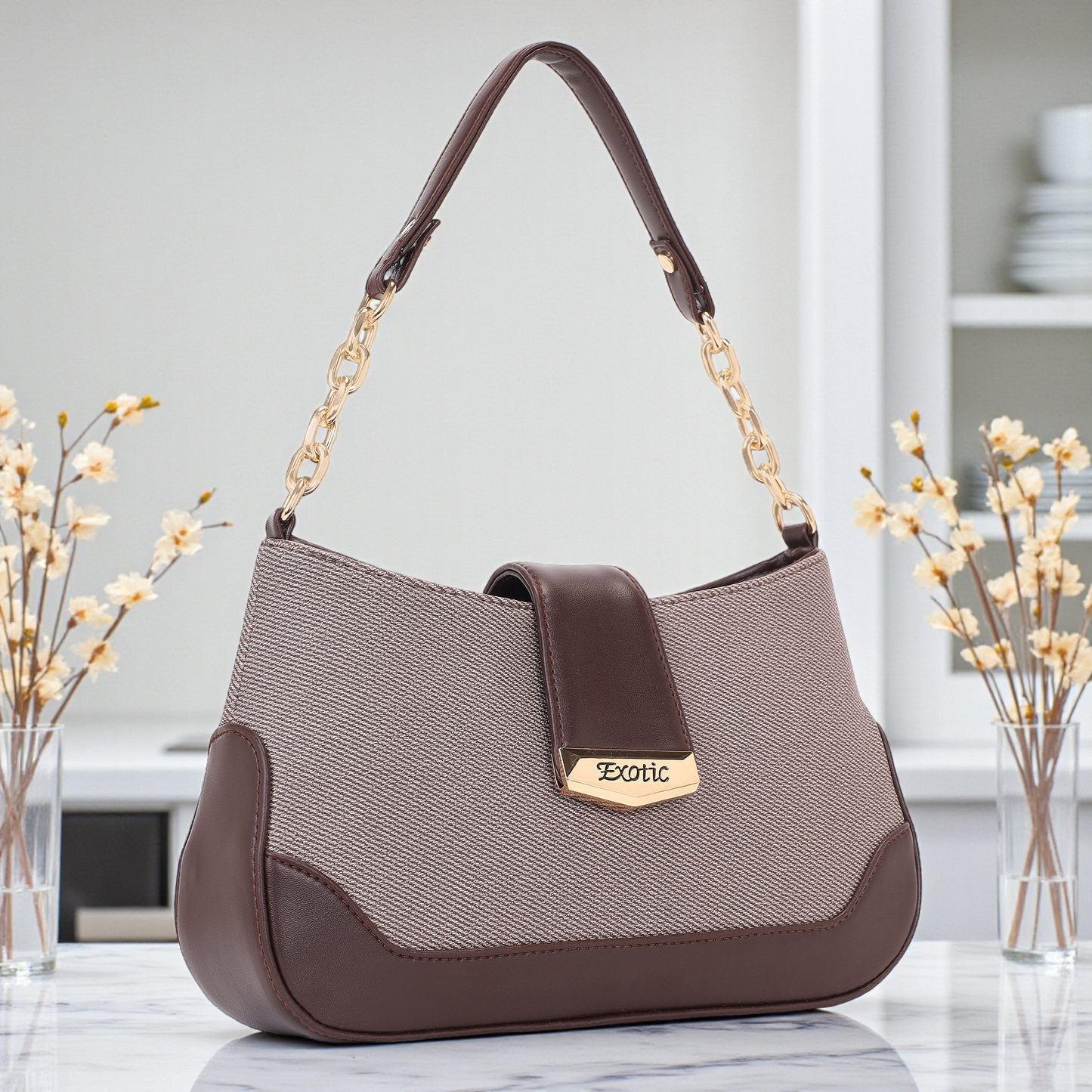 Exotic Stylish Handheld & Sling Bag