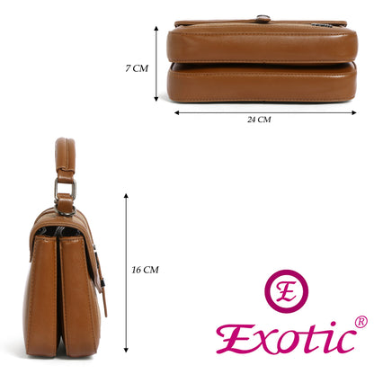 Exotic Denim Textured Cross Body & Handheld Bag