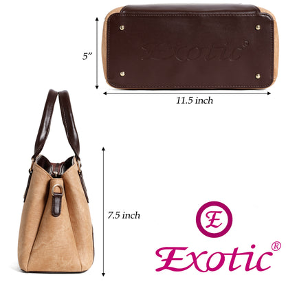 EXOTIC Three section Denim Design, Multipurpose handbag with Shoulder Strap