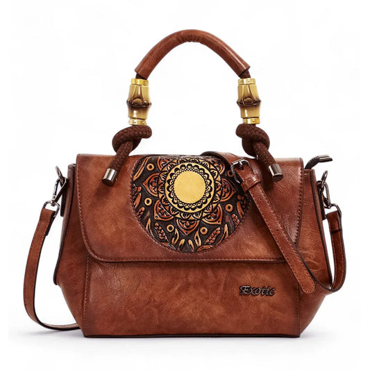 Exotic® Satchel Retro Embossed Sling Bag For Women - exoticstore