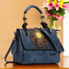 Exotic Satchel Retro Embossed Sling Bag For Women.