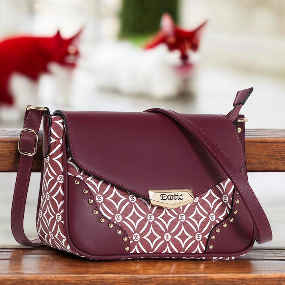 Sling bag Maroon