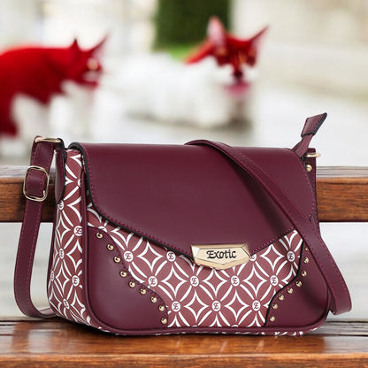 Sling bag Maroon
