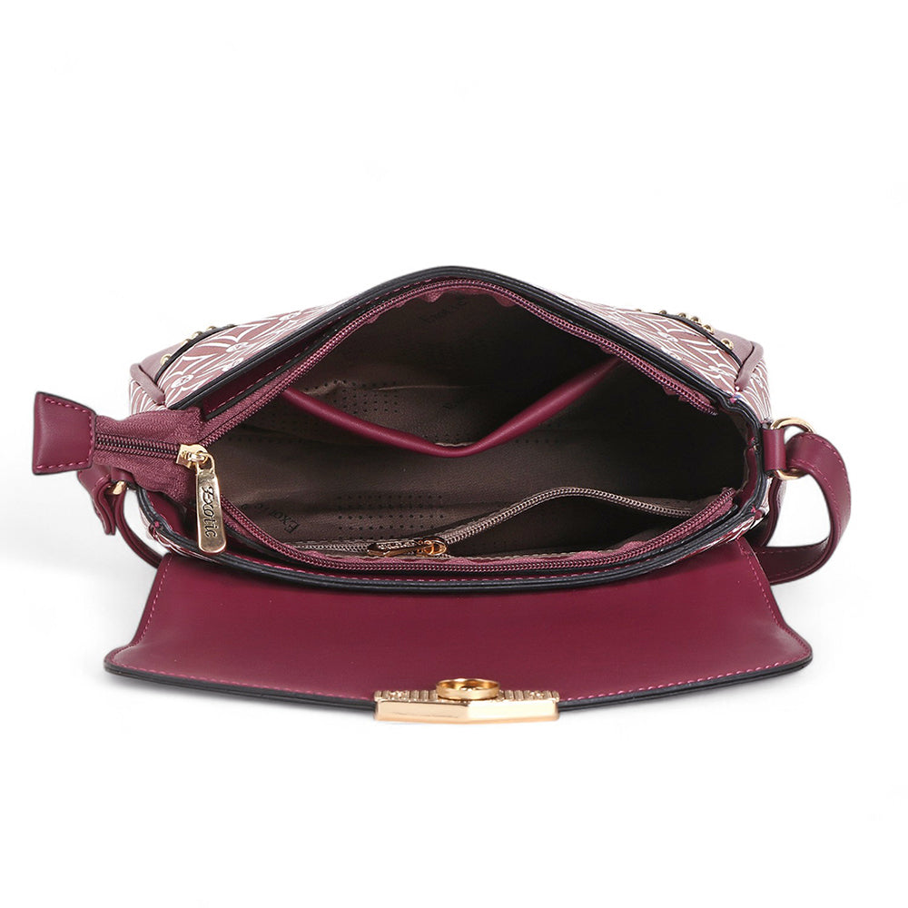 Sling bag Maroon