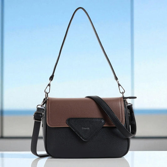 Exotic Textured Style Meets Sophistication Flap Sling Bag.