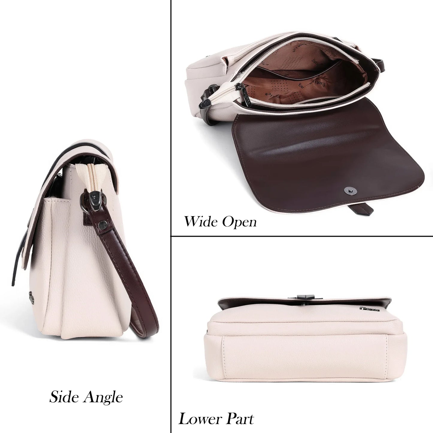 Exotic Two-Tone Crossbody Bag - exoticstore