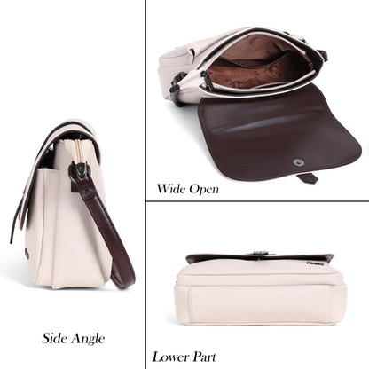 Exotic Two-Tone Crossbody Bag - exoticstore