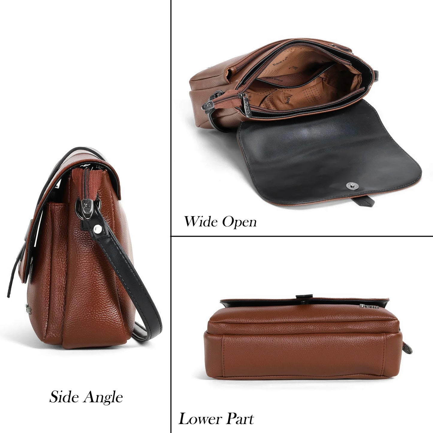 Exotic Two-Tone Crossbody Bag - exoticstore