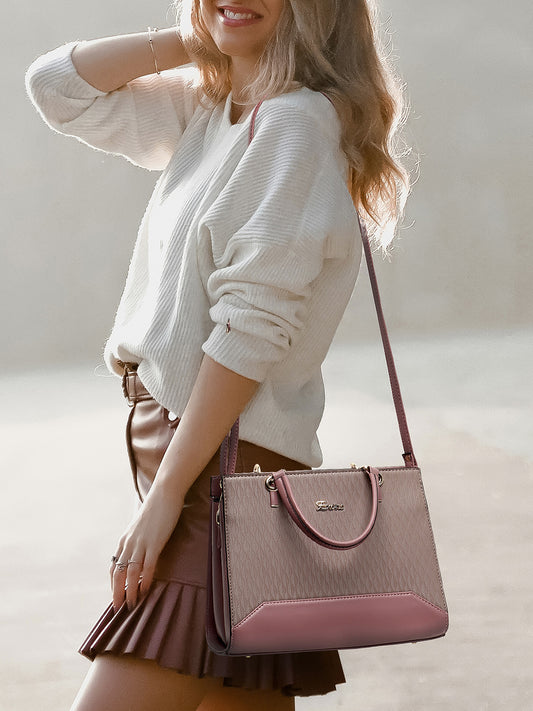 Exotic Elevate Your Stylish Premium Handbag (Peach)